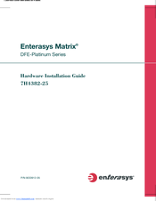 Enterasys Matrix 7H4382-25 Hardware Installation Manual