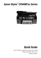 Epson Stylus CX9400 Quick Manual