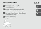 Epson Stylus SX200 series Basic Operation Manual