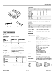 Epson C107001 - LQ 570+ B/W Dot-matrix Printer Product Information Manual