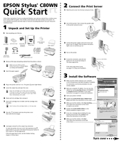 Epson Stylus C80WN Quick Start Manual