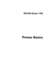 Epson C11C486001 - Stylus C82 Color Inkjet Printer Printer Basics Manual