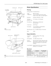 Epson Stylus Pro 7500 - Print Engine Product Information