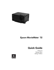 Epson V11H257220 - MovieMate 72 LCD Projector Quick Manual