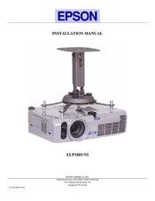 Epson 3LCD - PowerLite S4 Projector Installation Manual