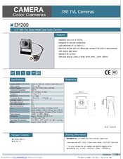 EverFocus EM200/N-3 Specifications