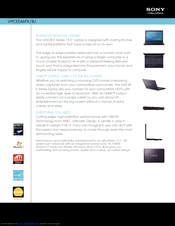Sony VAIO VPCEE46FX/BJ Specification Sheet
