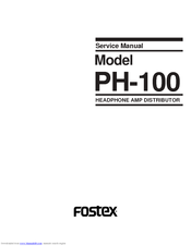 Fostex PH-100 Service Manual