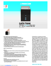 Freecom Data Tank Specifications