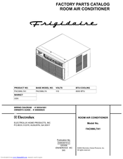 Frigidaire FAC086L7A1 Factory Parts Catalog