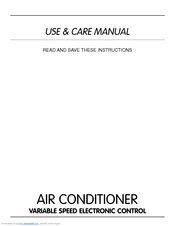 Frigidaire FAC106N7A1 Use & Care Manual
