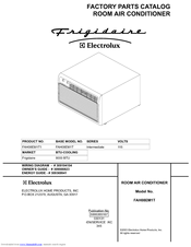 Frigidaire FAH08EM1T1 Factory Parts Catalog