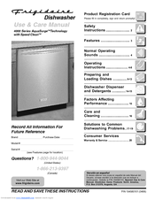 Frigidaire 4300 Series Use & Care Manual