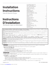 Frigidaire AEQ7000CES1 Installation Instructions Manual