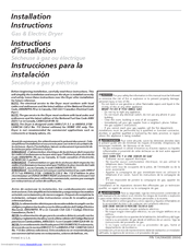 Frigidaire GLEQ642AS2 Installation Instructions Manual
