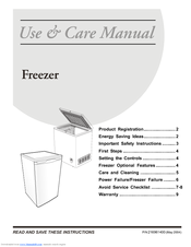 Frigidaire FFC0513D Use And Care Manual