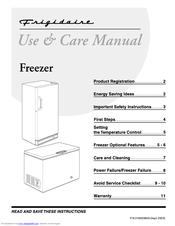 Frigidaire FFU20FC6AW5 Use And Care Manual