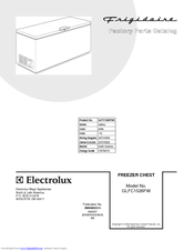 Frigidaire GLFC1526FW - 14.8 cu.ft. Manual Defrost Chest Freezer Factory Parts Catalog