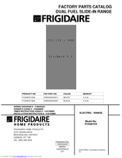 Frigidaire FCS367CH Factory Parts Catalog