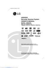 LG HR902TA-P01 Owner's Manual