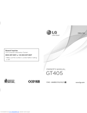 LG GT405 Owner's Manual