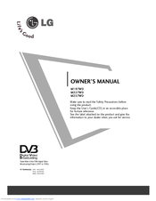 LG M237WD-PZ Owner's Manual