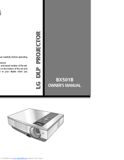 LG BX501B Owner's Manual