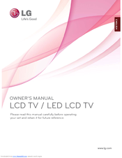 LG 19LD350C-ZA Owner's Manual