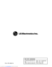 LG WDM-14310RDK Owner's Manual