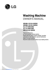 LG WD-12317RDK Owner's Manual