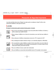 LG LGVX3450L Manual Del Usuario