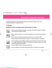 LG LGVX9900O Manual Del Usuario