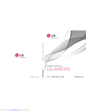 LG LGAX8370 Manual