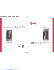LG LGUX280 User Manual