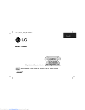 LG LFA840 User Manual