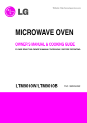 LG LTM9010B Owner's Manual & Cooking Manual