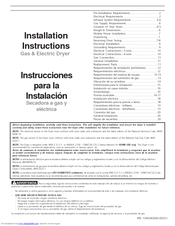 Frigidaire FEFB9200ES0 Installation Instructions Manual