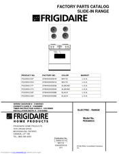 Frigidaire FES355CCTF Factory Parts Catalog