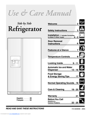 Frigidaire FRS26W2BSB0 Use & Care Manual