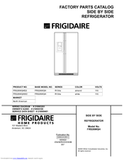 Frigidaire FRS26WQHD2 Factory Parts Catalog
