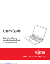 Fujitsu V1020 - LifeBook - Core 2 Duo GHz User Manual