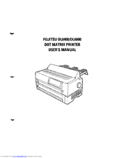 Fujitsu KA02029-B203 - DL 6600 Pro B/W Dot-matrix Printer User Manual