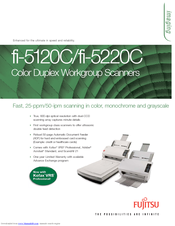 Fujitsu 5120C - fi - Document Scanner Specifications
