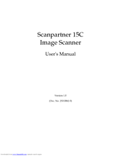 Fujitsu ScanPartner 15C User Manual
