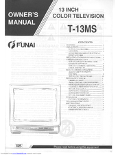 Funai T-13MS Owner's Manual