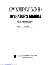 Furuno BR-2000 Operator's Manual