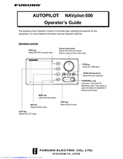 Furuno Navpilot 500 Operator's Manual