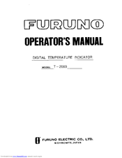 Furuno T-2000 Operator's Manual