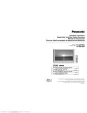 Panasonic Viera TH-50PX60 Operating Instructions Manual