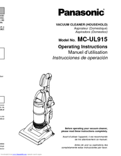 Panasonic MC-UL915 Operating Instructions Manual